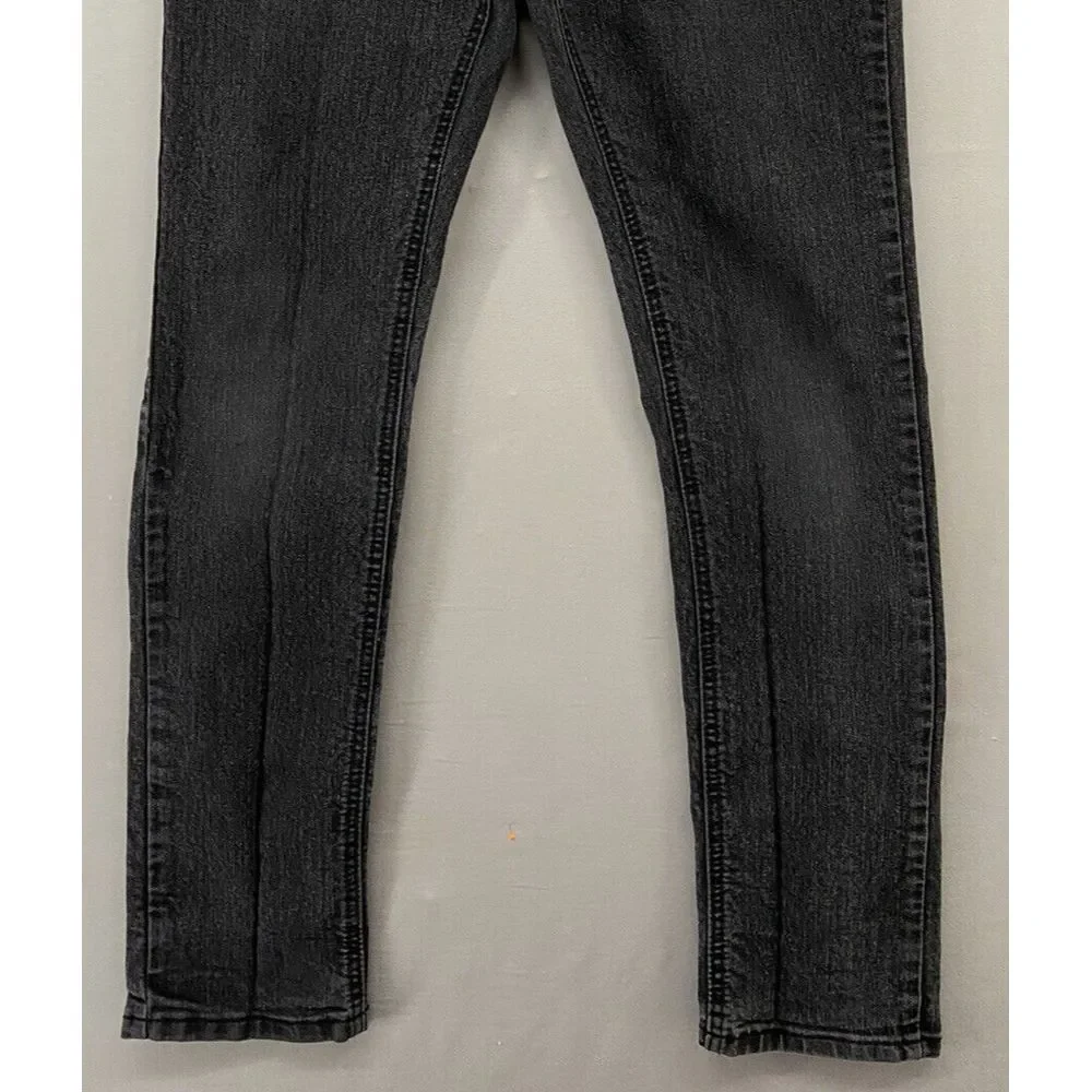 Levis‎ 511 Jeans YOUTH BOYS 16 SLIM 28x28 Straight Black Medium Wash Stretch